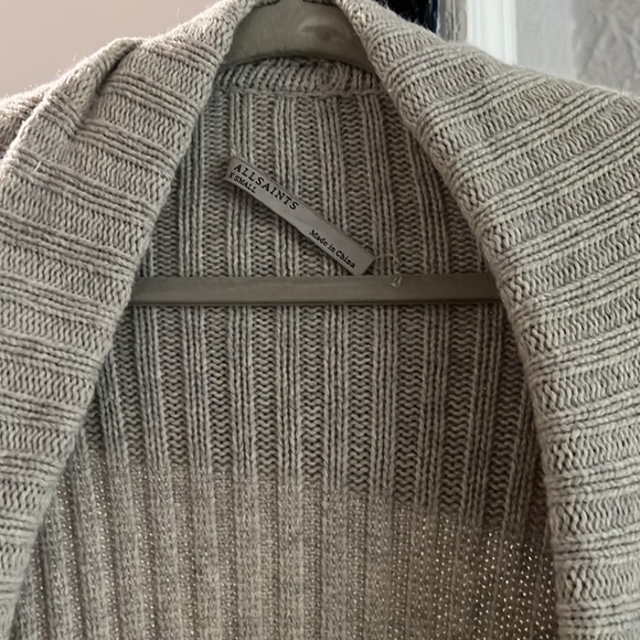 AllSaints Shall Cardigan XS - Picture 2 of 4